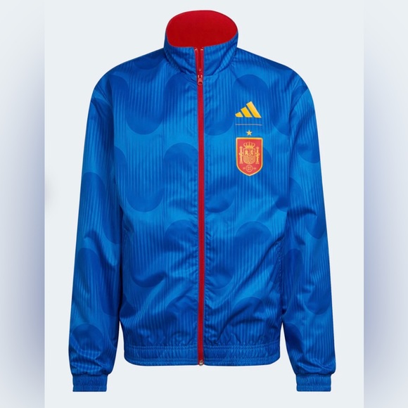 adidas Other - Adidas Spain 2022 World Cup Jacket Reversible Windbreaker Brand New Espana Tags